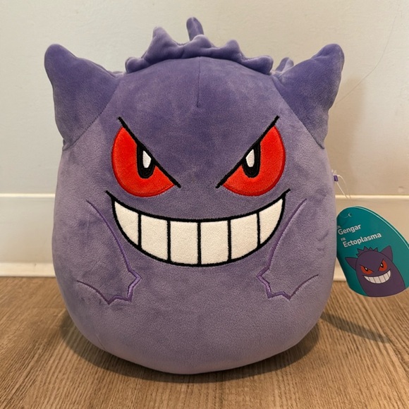 Pokémon Gengar Squishmallow 11” Stuffed Toy Animal NWT - Picture 2 of 6